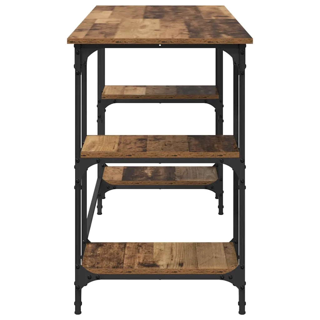 Scrivania | Tavolo da Ufficio Legno vecchio 140 x 50 x 75 cm Legno multistrato