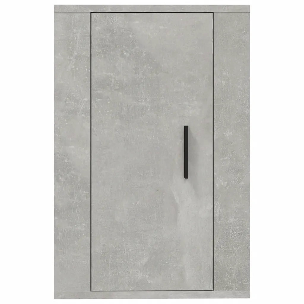 Mobili Porta TV a Parete 2 pz-Set di 2 Credenza per TV sospesa Grigio Cemento 40x34,5x60 cm