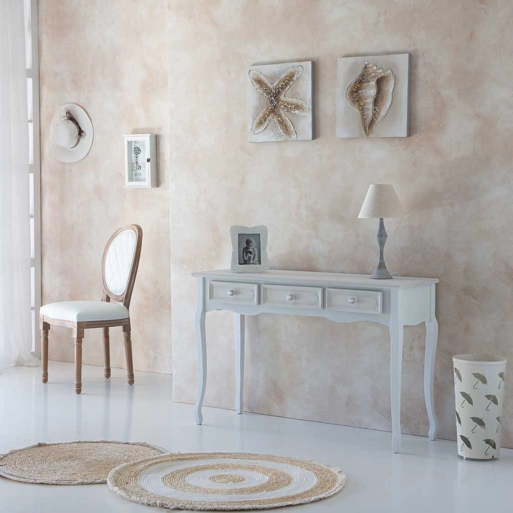 Tappeto marrone in fibra naturale intrecciato a mano d100x1h