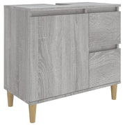 Armadietto Bagno | Armadio da bagno Grigio Sonoma 65x33x60 cm in Legno Multistrato