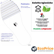 Soletta In Cuoio Naturale Ecologica - Misure da 35 a 47 EcoPrice® Numero Scarpa: 35