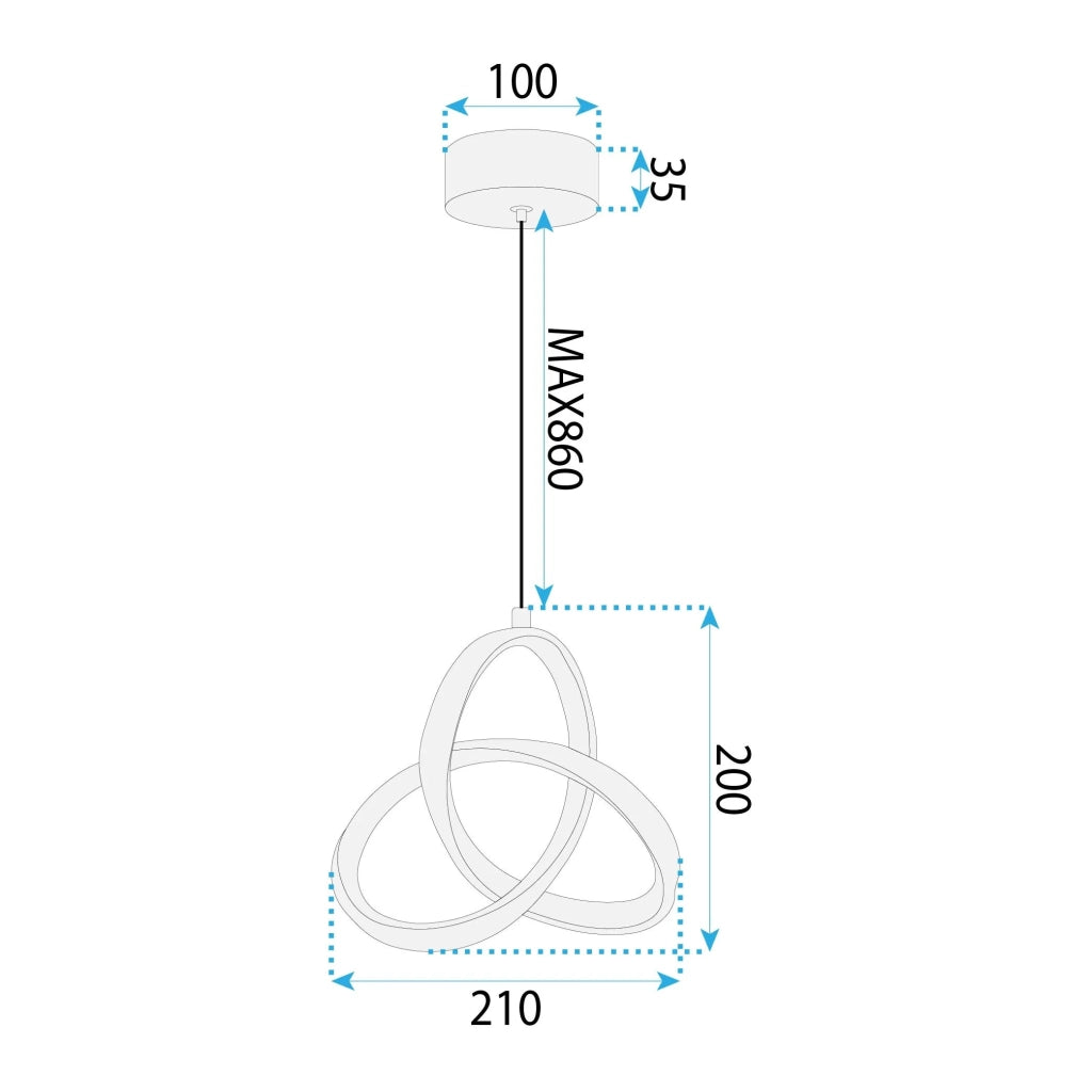 Lampada Led App1783-cp White