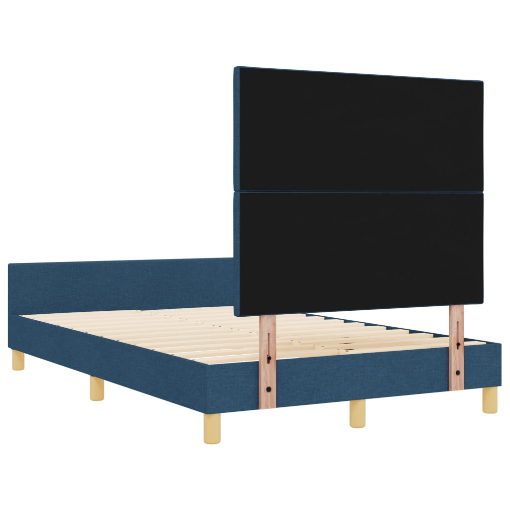 Struttura Letto Blu  120x200 cm in Tessuto