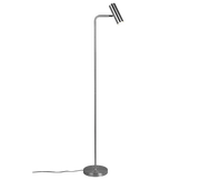 Lampada Piantana Spot GU10 5W Cilindro Acciaio H 152 cm Marley GD Trio