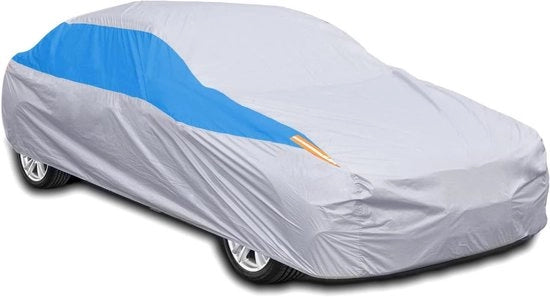 Hoes auto per esterni impermeabile - protegge dagli elementi - argento - 490x190x150 cm