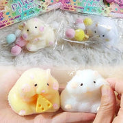 Due Hamster Scherzi - Giocattolo Sensoriale - Materiale TPR BPA Libero - Per Bambini e Adolescenti