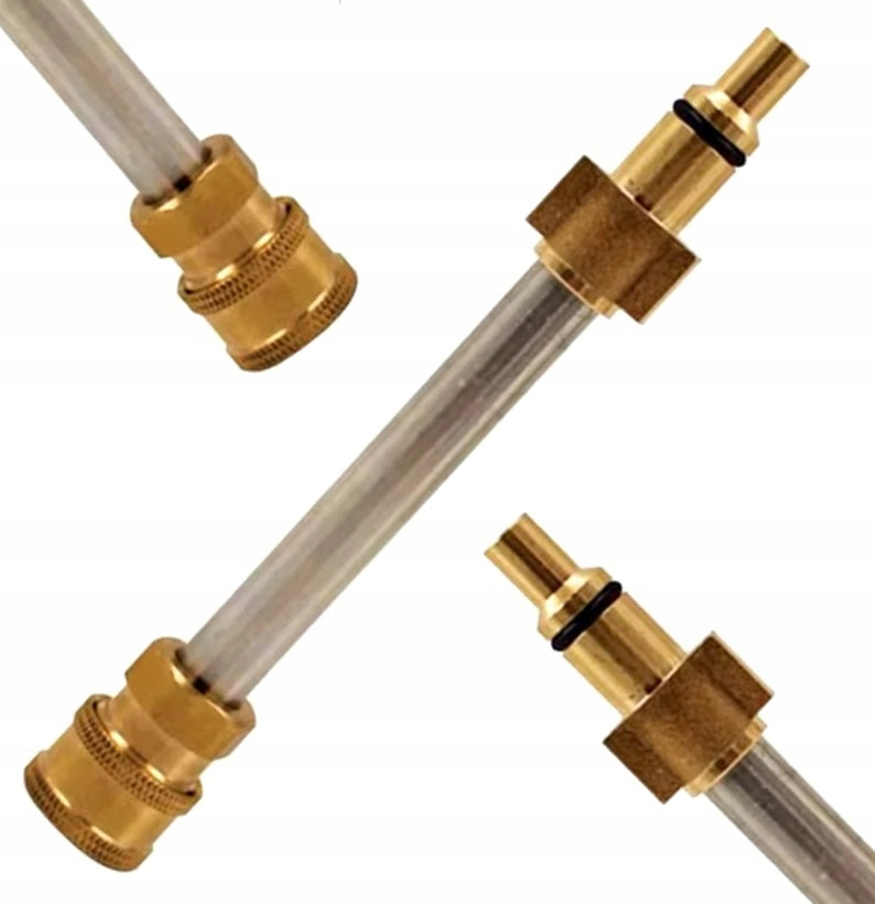 Lancia con Adattatore 1/4" QC per Idropulitrice – Compatibile con Lavor, Huter, Champion – Pressione Max 4000 PSI