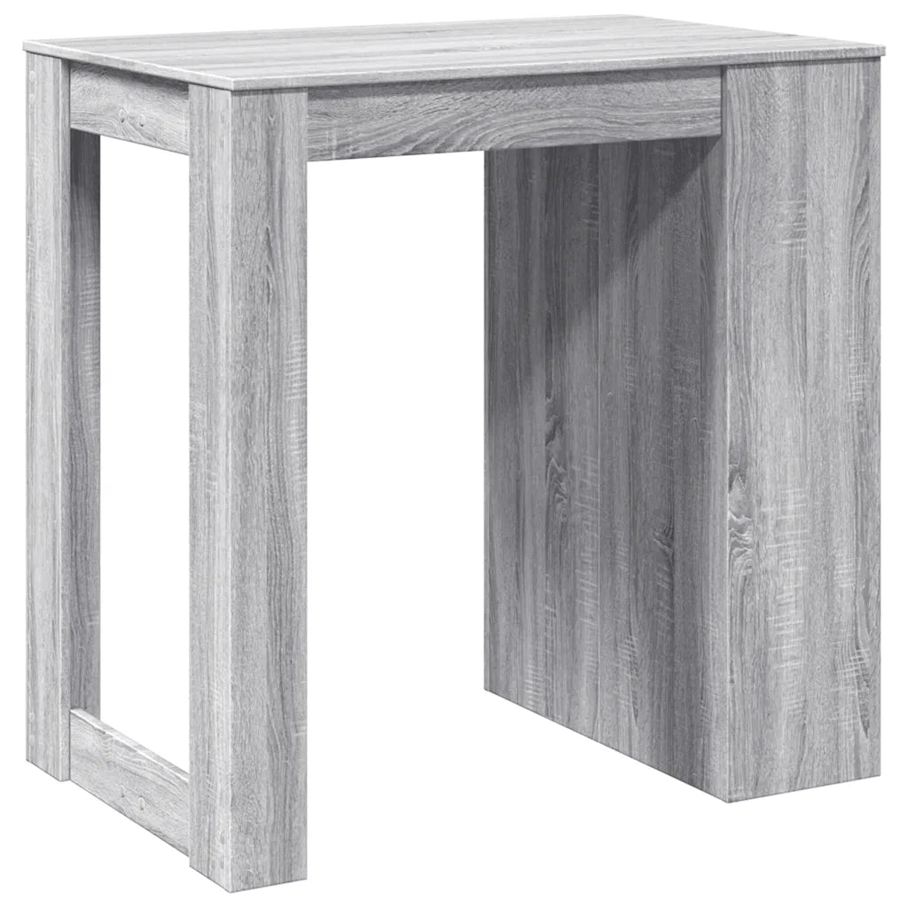 Tavolo da Bar Grigio Sonoma 102x70x103,5 cm in Truciolato
