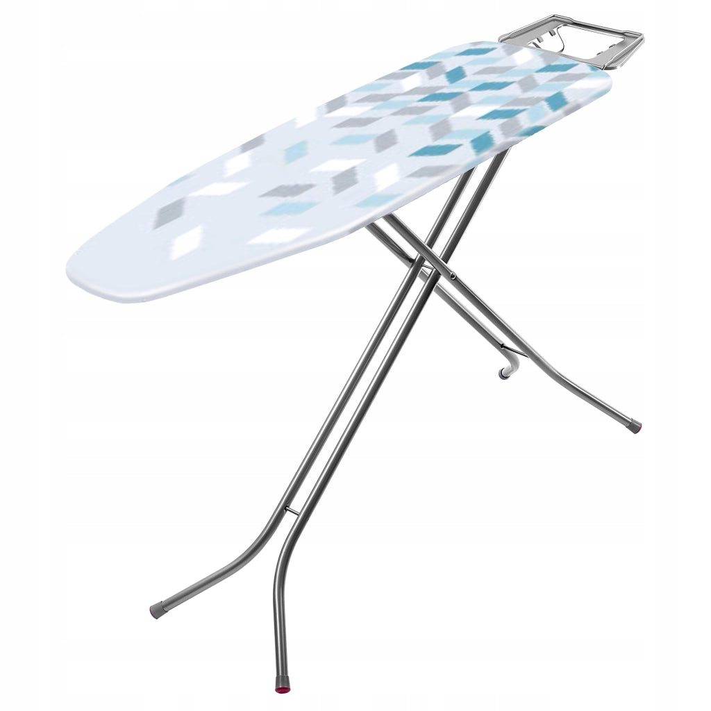 Asse da stiro KADAX 120x38 cm, pieghevole, da tavolo, con supporto per ferro da stiro.