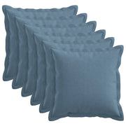Cuscino con cuscino HOUTEN 6 pz Blu jeans Lino 934610
