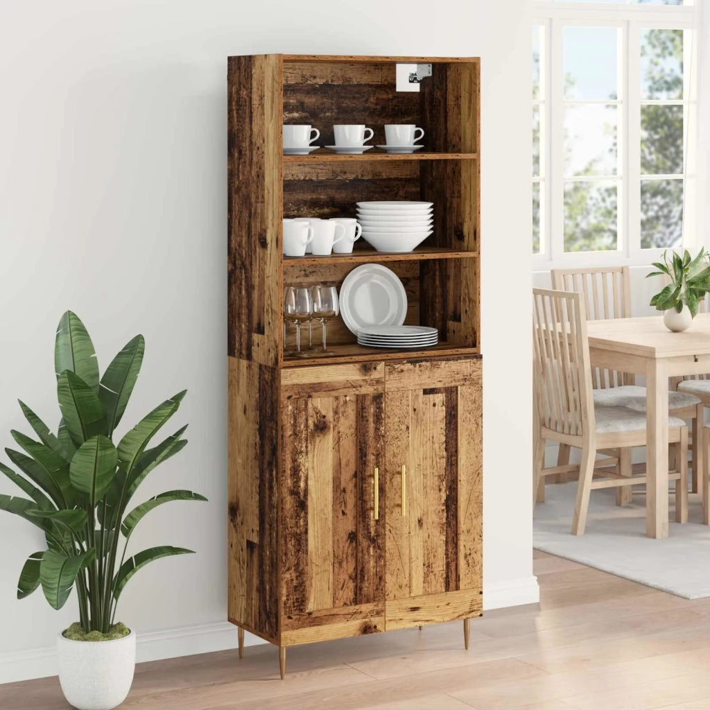Credenza Legno vecchio 69,5 x 34 x 180 cm Legno multistrato 3415810
