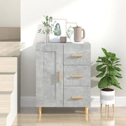 Credenza-Buffet-Armadio da cucina Grigio Cemento 69,5x34x90 cm in Legno Multistrato 438246