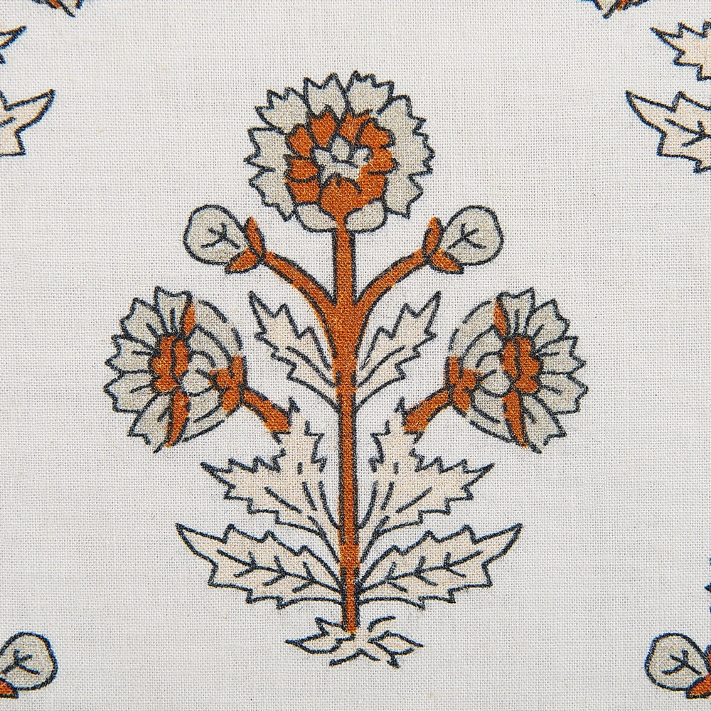 Set di 2 cuscini decorativi cotone motivo floreale 45 x 45 cm nappe decorative rivestimento sfoderabile accessori decorativi