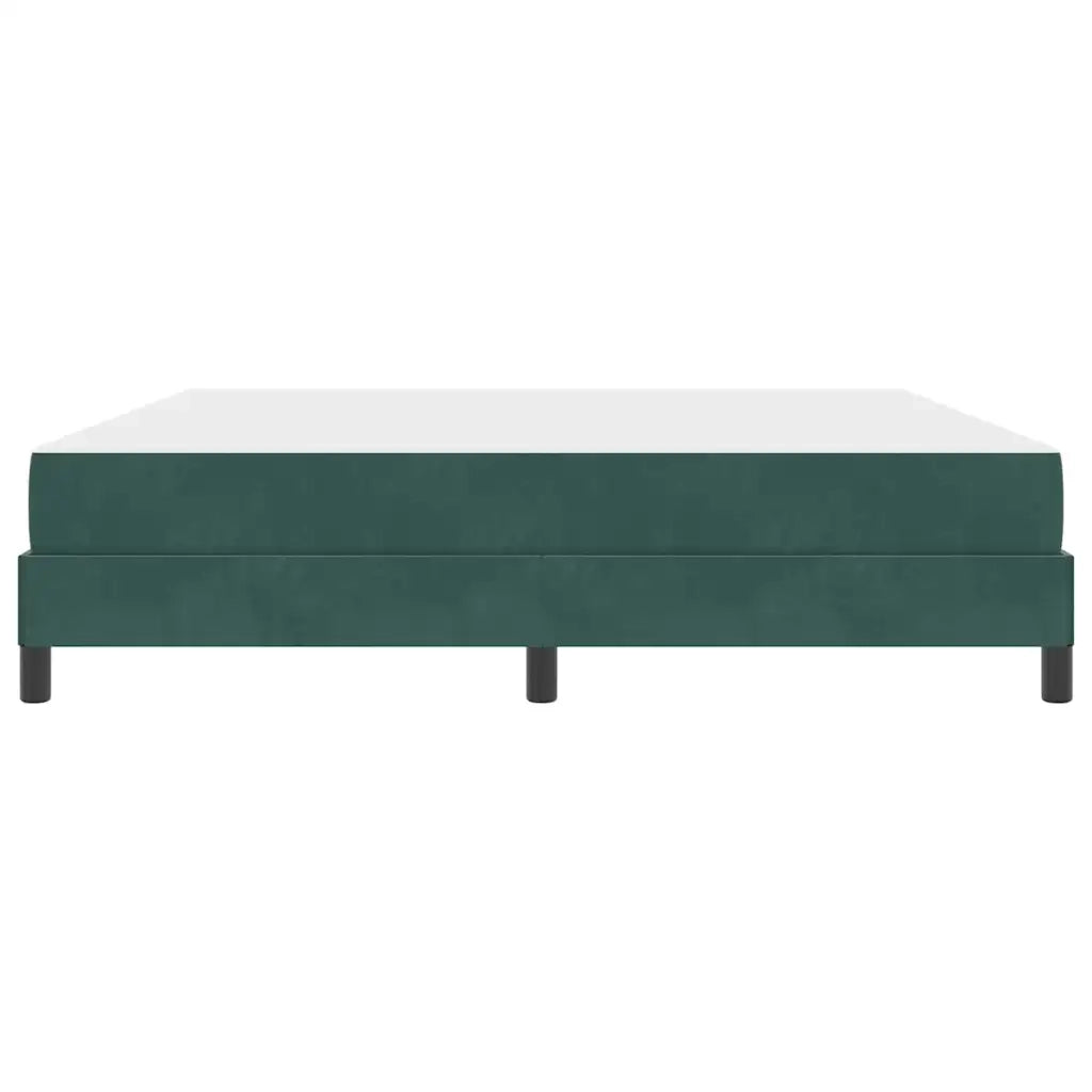 Letto a molle con materasso Verde Scuro 180 x 200 cm Tessuto 3398710