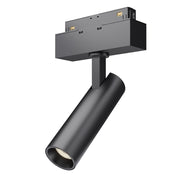 Faretto Focus Led Per Binario Moderno Alluminio Nero Luce Naturale 7W