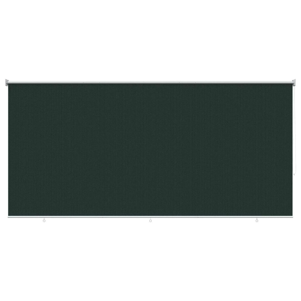 Tenda a Rullo Esterno Blocco UV 90% Verde Scuro 400 x 140 cm 42036024