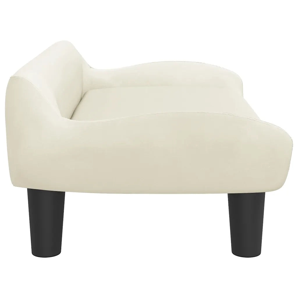 Lettino per Cani Crema 70x40x24 cm in Velluto 171957
