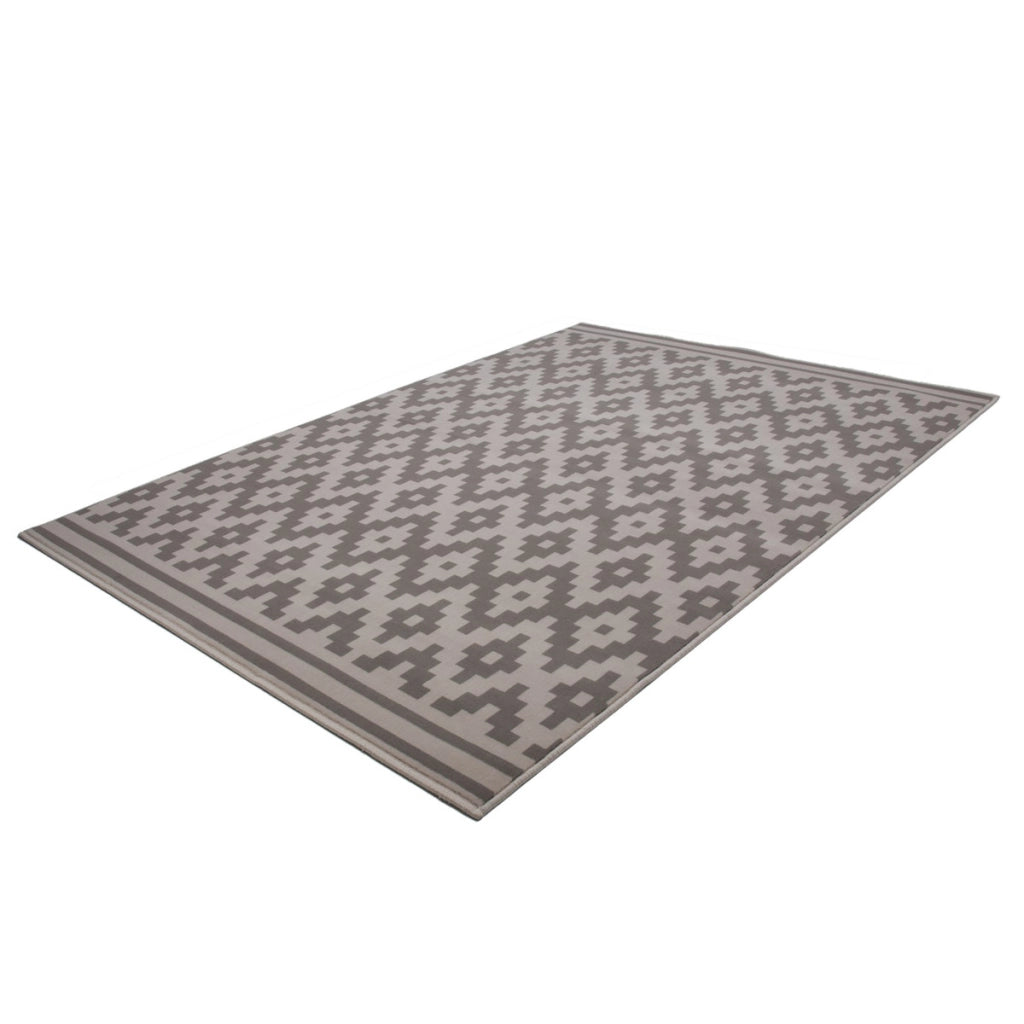 Tappeto a pelo corto Stella 300 con design a rombi 200x290 cm