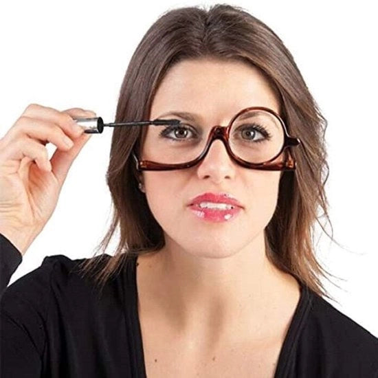 Strumenti per il trucco rotanti - Decorativo Regalo - Colorato - Occhiali da trucco - Ideali per appassionati del trucco - Pratici e divertenti
