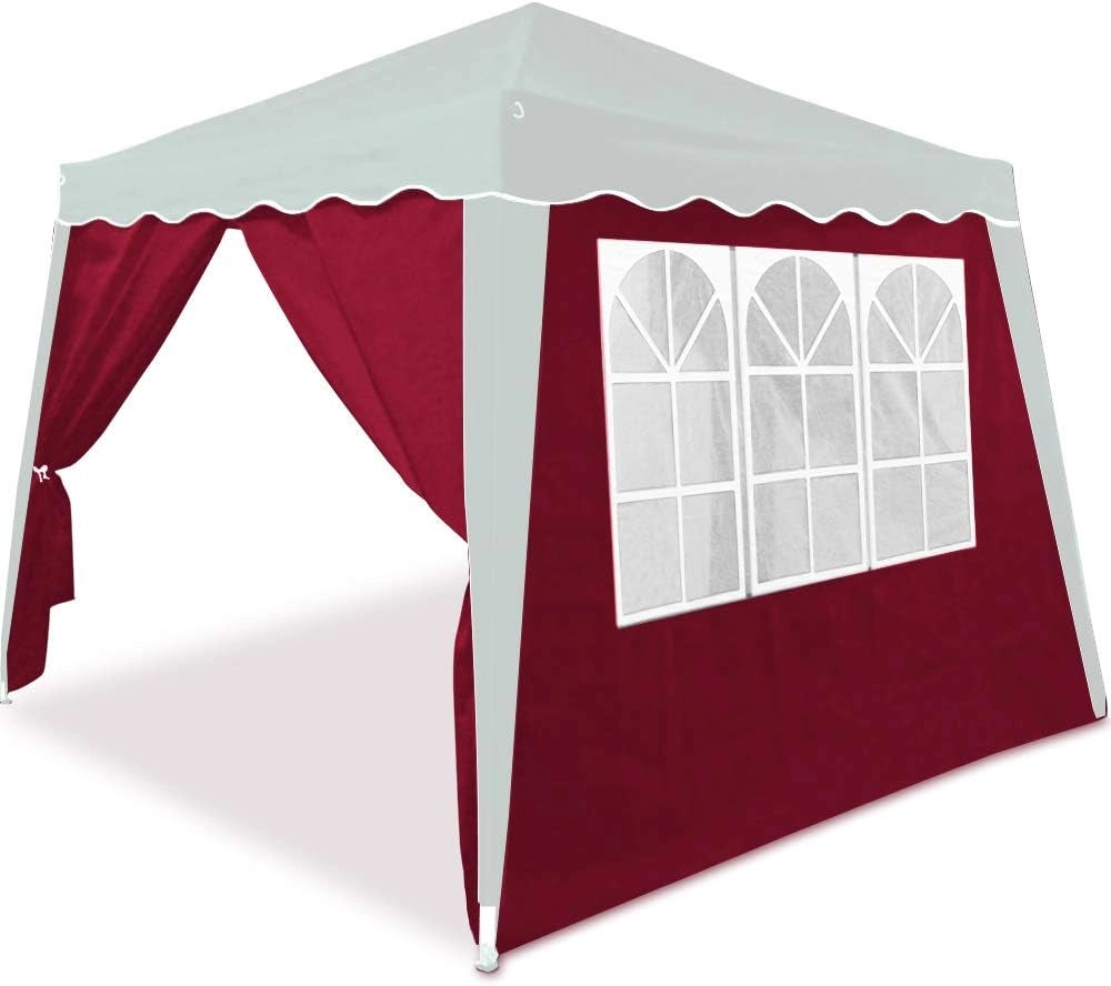 2x Pareti Laterali per Gazebo Capri 3x3m Idrorepellente Pannelli per Padiglione Giardino