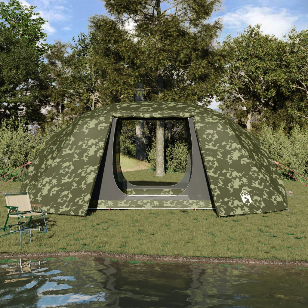 Tenda da pesca 7 Persone Mimetica Impermeabile