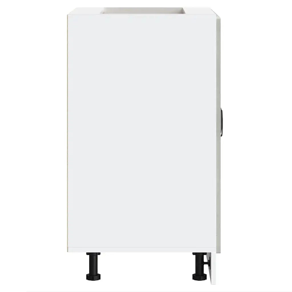 vidaXL Mobile base lavello Kalmar Grigio Cemento 60x46x81,5 cm