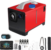 Riscaldatore da pavimento a colorazione rossa - 36-200W - 12-24V - Massimo 180 gradi C