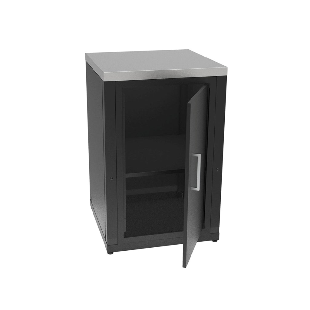 Modulo piano con anta e mensola centrale – Sistema Cucina Outdoor Componibile 60,7x60,7 h.94cm