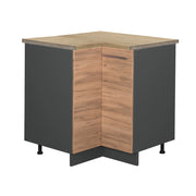 Mobile ad angolo cucina Fame-Line Rovere dorato/Antracite 80.5 cm, PL Rovere Vicco
