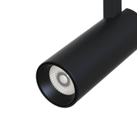 Faretto a LED per Sistema Illuminazione Binario 10W 3000K in Alluminio Focus LED  Nero
