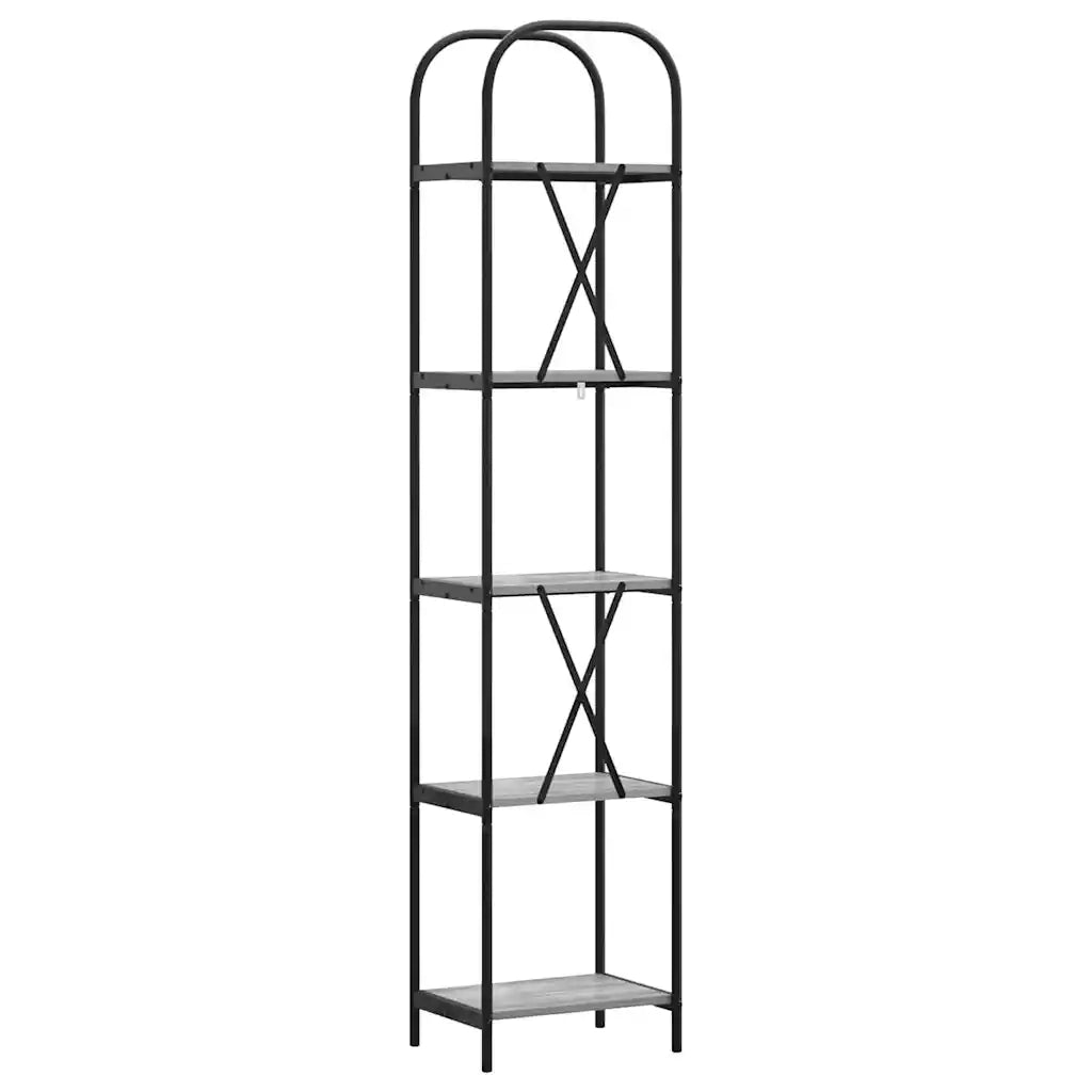 Libreria Grigio Sonoma 40 x 30 x 183 cm Legno multistrato 879872