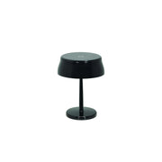 Zafferano Sister Light Mini Wi-fi Lampada a led smart da tavolo Nero Perlato ricaricabile e dimmerabile