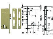 ELETTROSERRATURA DA INFILARE A CILINDRO 5810  mm.50 (Y5810050)    YALE