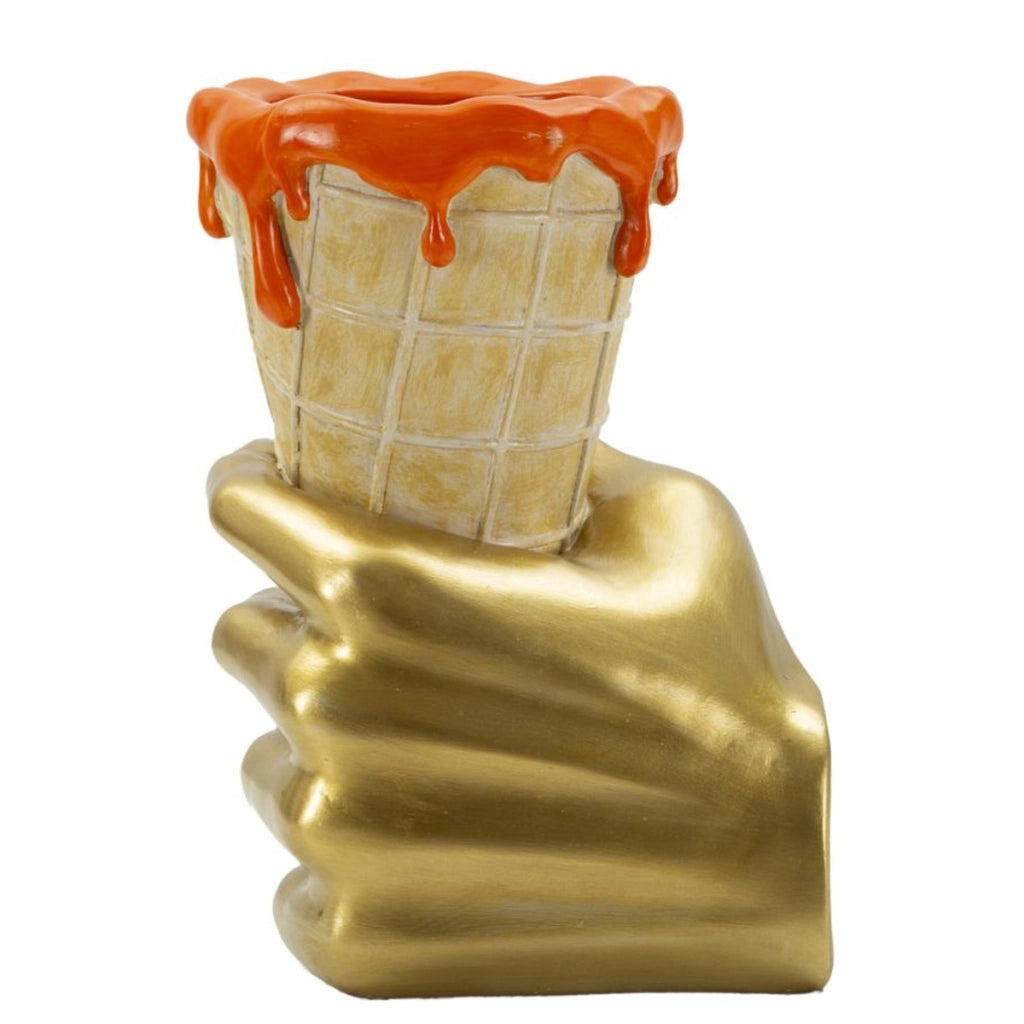 Scultura Gelato, Multicolore, Poliresina, 18x16x26 cm