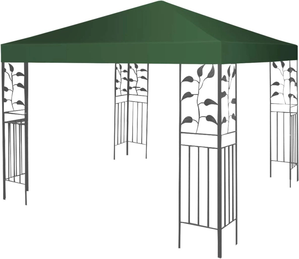 Tetto di Ricambio, per Gazebo Giardino di 3 x 3 M, Doppio/Singolo Strato, in Tessuto Poliestere, per Cortile/Spiaggia/Parco, 3 Colori e 2 Stili