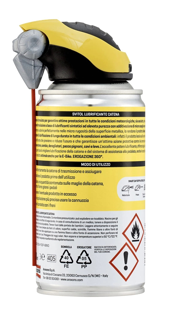Lubrificante Catena per Biciclette Arexons Svitol Bike 250 ml