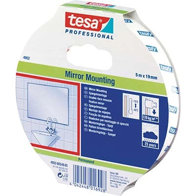 NASTRO BIADESIVO SPECCHI MOUNTING 66952 TESA - MM 19 ML 5- 16 pezzi