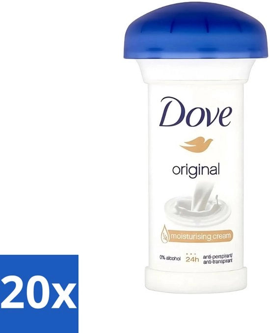 20 x Deodorante a rullo - origine - profumo fresco e protezione - 50 ml - Deodorante a stick - anti-transpirante - protezione ascellare - odore di sudore - pelle sensibile