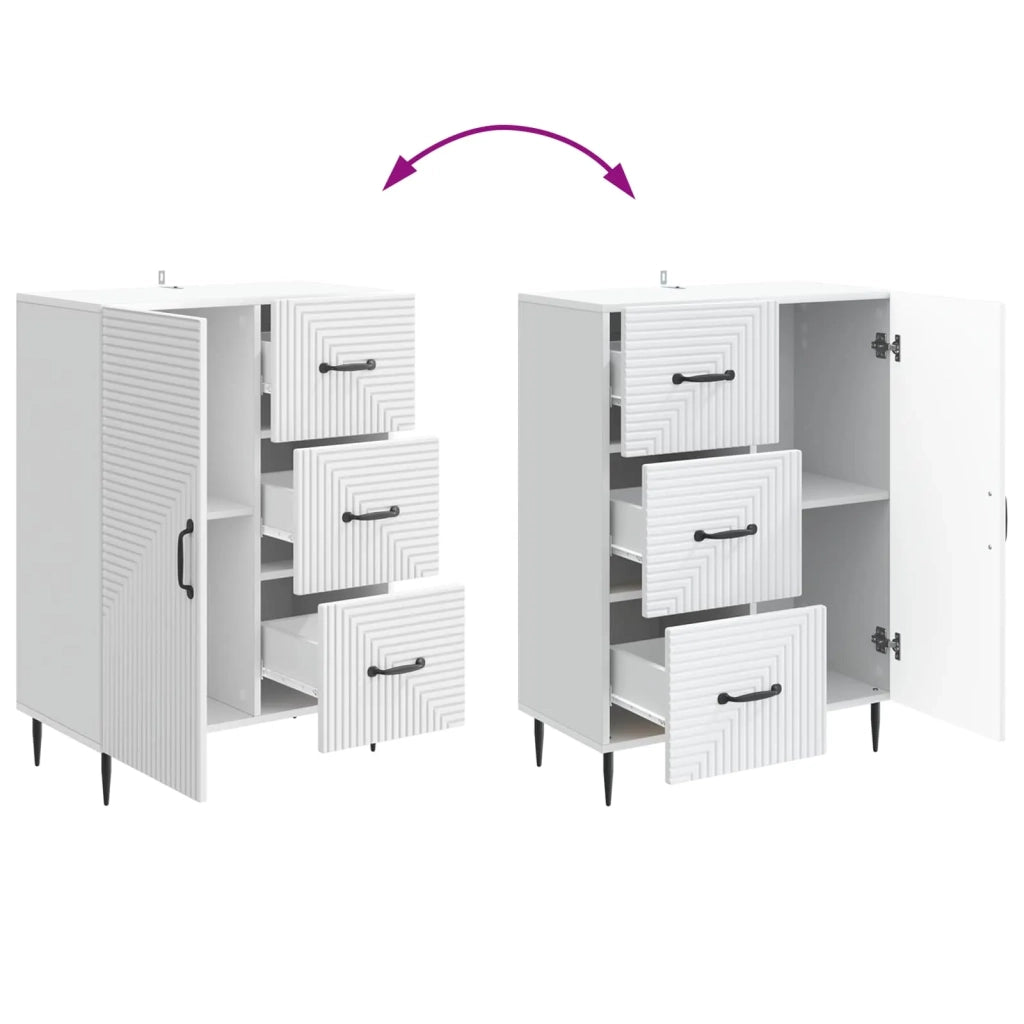 Credenza Bianco 66 x 34,5 x 89,5 cm Legno ingegnerizzato 894855
