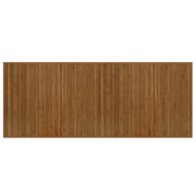 Tappeto del soggiorno | Tappeto Rettangolare Marrone 80x200 cm in Bamb¨´
