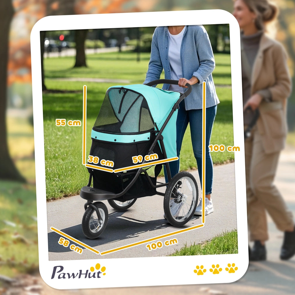 Carrello per Animali Domestici ¨C zephmum ¨C Turchese