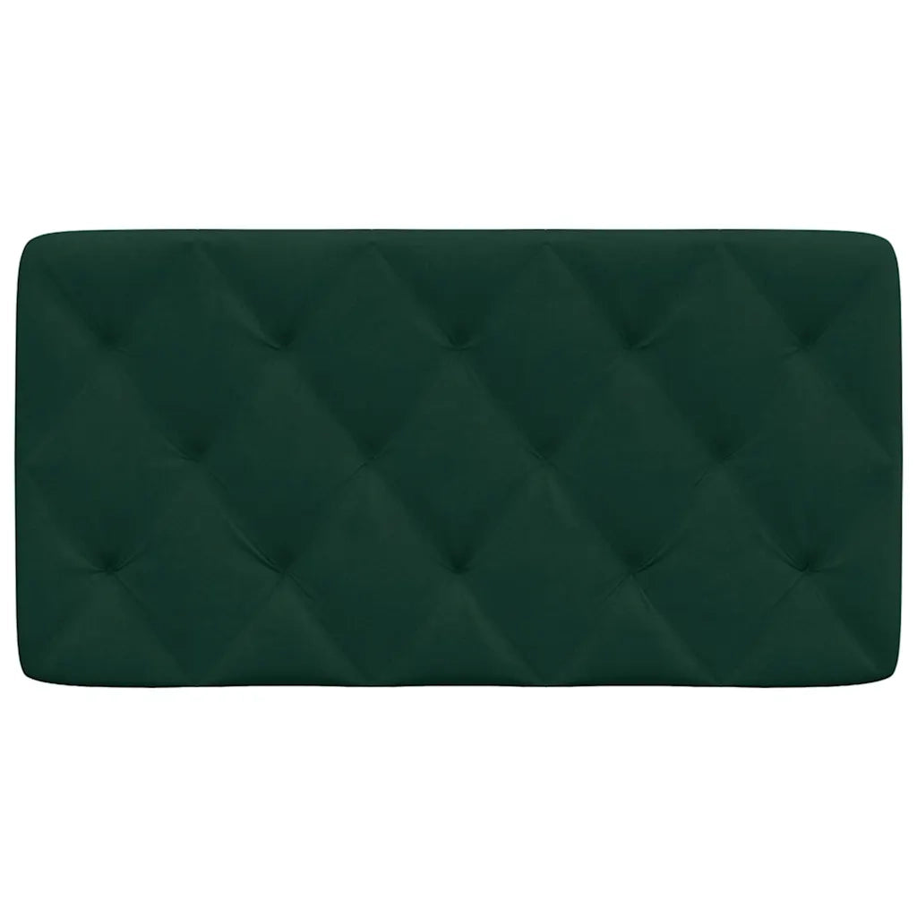 Cuscino Testiera Verde Scuro 100 cm in Velluto CFW3104731