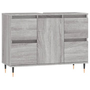Mobile da Bagno | Armadio da bagno Grigio Sonoma 80x33x60 cm in Legno Multistrato