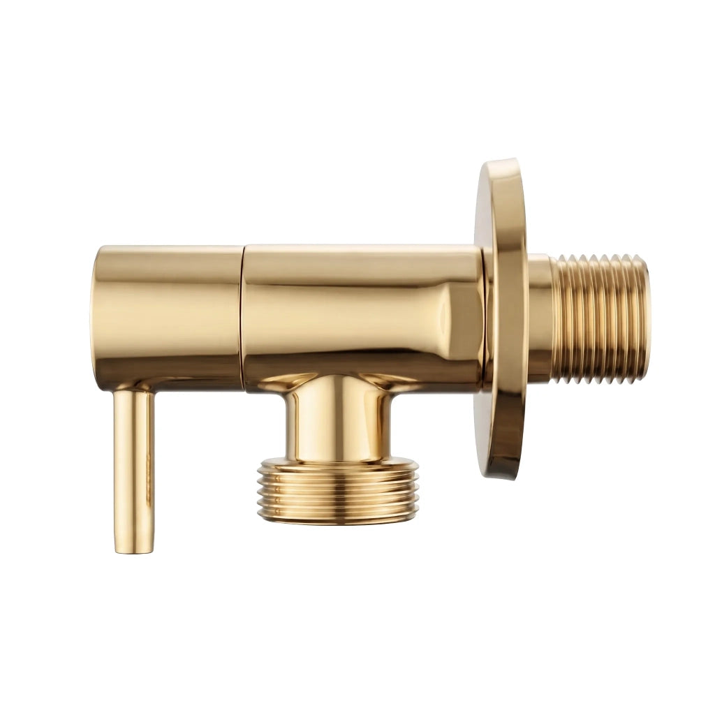 Valvola Ad Angolo 1/2" X 3/4" Gold