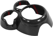 Pannello di copertura del cambio - Accessori interno auto - Copriporta - Fibra di carbonio stile - Aggiornamento facelift - Sostituzione - MINI Cooper Hatchback F55 F56 F57 - 2014-2023.
