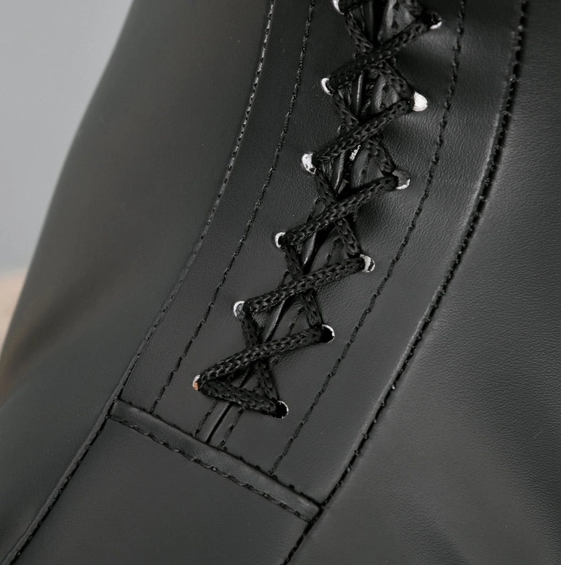 Sacco da boxe autoportante ULEVR 180 cm con design umanoide, base con 12 ventose, nero
