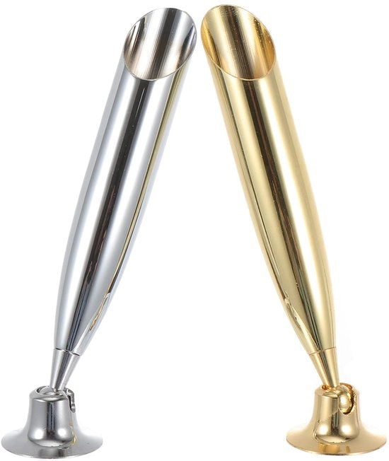 Penieretto Metallico, Regolatore di Penna, Ospite, Penieretto per Ufficio, Penieretto per Ufficio da 2 pezzi