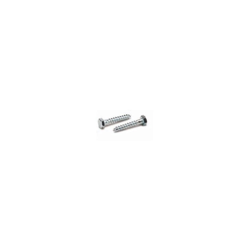 Kit viti 10x80 mm per sostegno palo 9x9 - 2 pz - Acciaio zincato