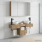 Set di Armadi da Bagno 4 pcs Rovere Artigianale 3406270