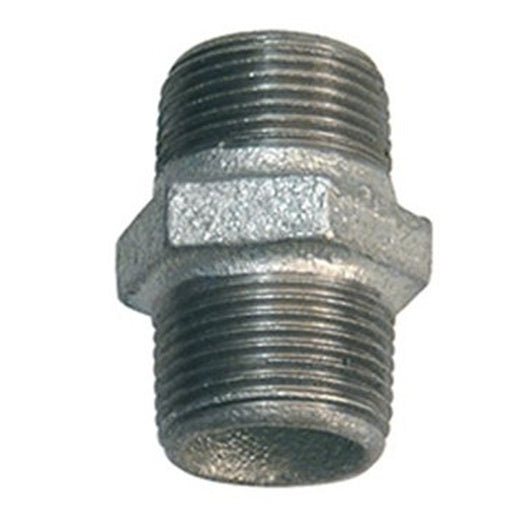 Nipples niples in ghisa zincato maschio maschio da 1